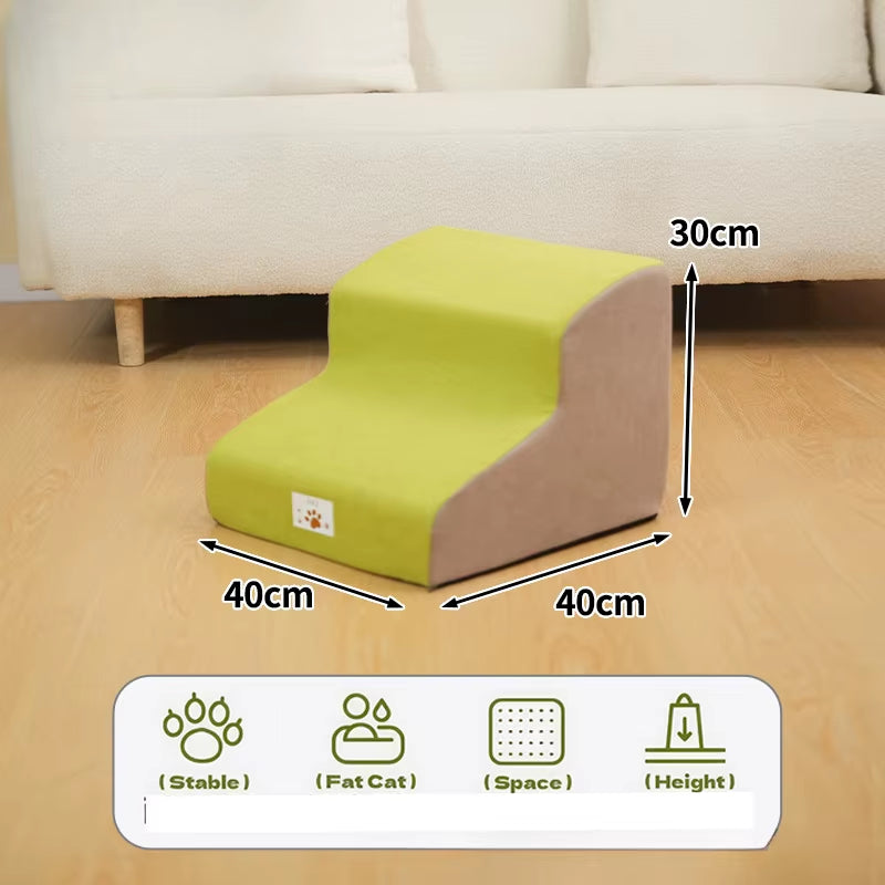 Pet Step Stair Dog/Cat Ramp Ladder Memory Foam Sponge Dogs Sofa Removable and Washable Training Pet Ramp Stairs Pet Supplies