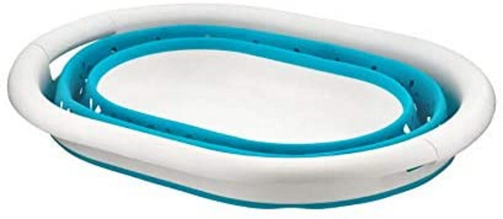 Collapsible Laundry Basket Washing Clothes Bin Foldable Space Saving Oval Pop Up