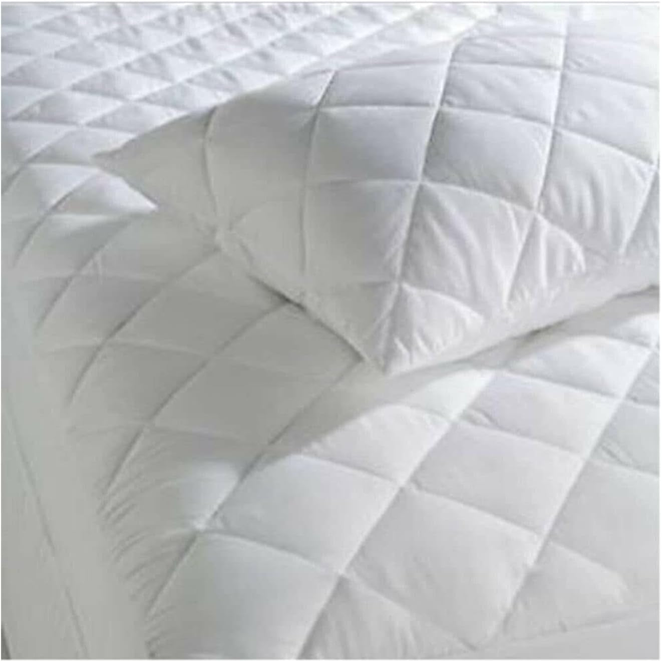 Casabella Extra Deep Quilted Matress Protector 12" Fitted Bed Cover Polycotton Mattress Protectors (Bunk Bed, Quilt)