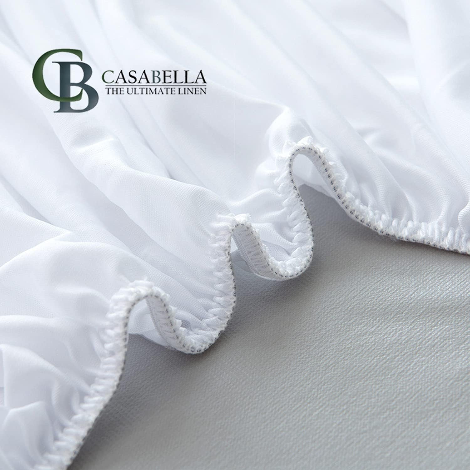 Casabella Extra Deep Quilted Matress Protector 12" Fitted Bed Cover Polycotton Mattress Protectors (Bunk Bed, Quilt)