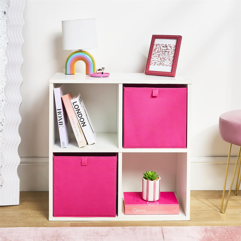 OHS Storage Cube Boxes for Toys Books Clothes Foldable Fabric Drawer Organiser