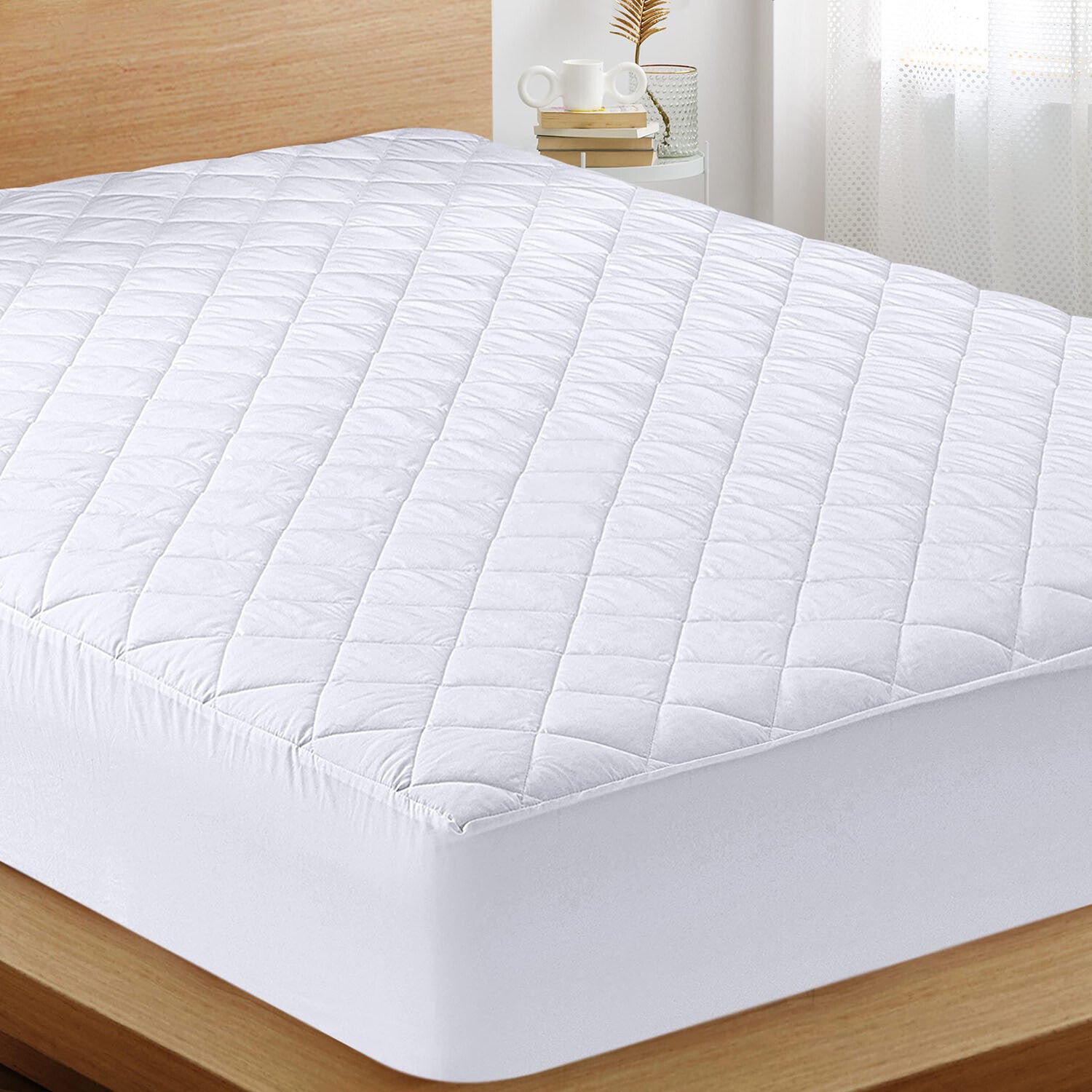 EXTRA DEEP QUILTED MATRESS MATTRESS PROTECTOR FITTED BED COVER ALL SIZES