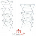 Laundry Airer 3 4 Tier Clothes Horse Drier Indoor Drying Rack Folding