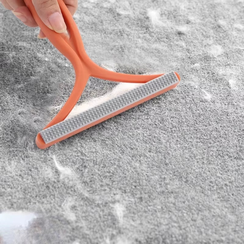 1Pc 2In1 Double Sided Pet Hair Remover Lint Remover Clean Tool Shaver Sweater Cleaner Fabric Shaver Scraper for Clothes Carpet