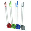 2Pcs Sweeping Set Dustpan Brush with Long Handle Sweeping Set with Rubber Lip