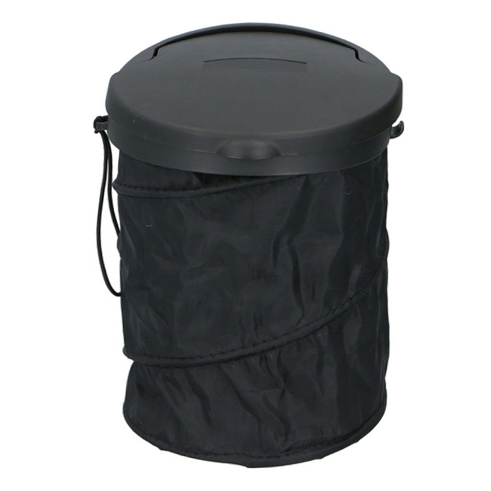 Car Bin Trash Can Foldable Litter Can Garbage Storage Travel with Lid Portable